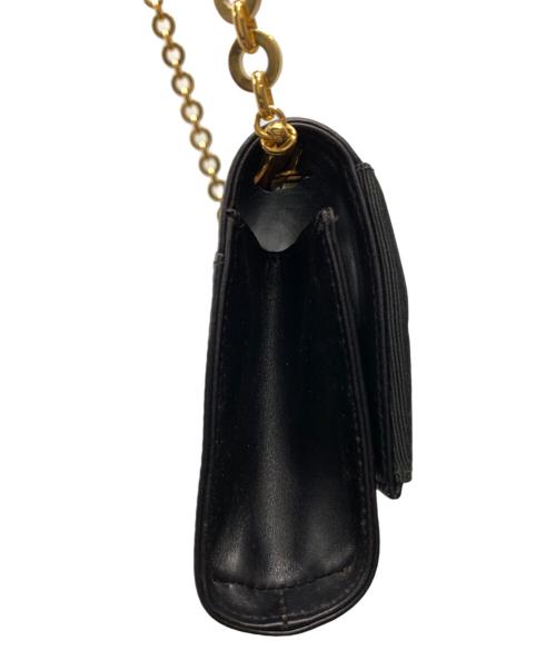 Salvatore Ferragamo（サルヴァトーレ フェラガモ）Salvatore Ferragamo (サルヴァトーレ フェラガモ) チェーンショルダーバッグ ブラックの古着・服飾アイテム