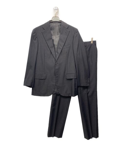 Belvest（ベルヴェスト）Belvest (ベルヴェスト) 3Bセットアップスーツ ブラック サイズ:48の古着・服飾アイテム