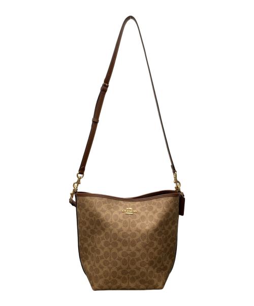 COACH（コーチ）COACH (コーチ) 2WAYショルダーバッグ ブラウンの古着・服飾アイテム