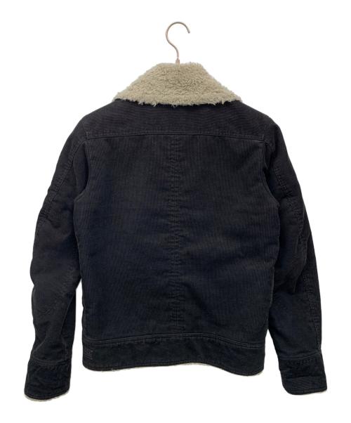 DIESEL（ディーゼル）DIESEL (ディーゼル) コーデュロイジャケット ブラック×グレー サイズ:Sの古着・服飾アイテム