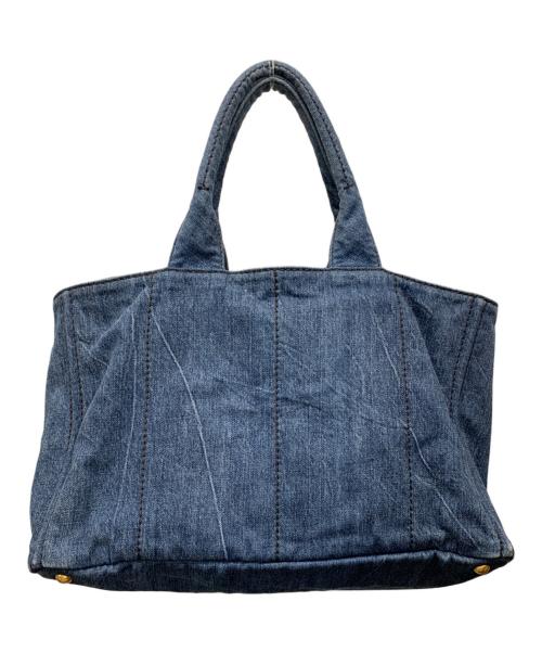 PRADA（プラダ）PRADA (プラダ) トートバッグ ブルーの古着・服飾アイテム