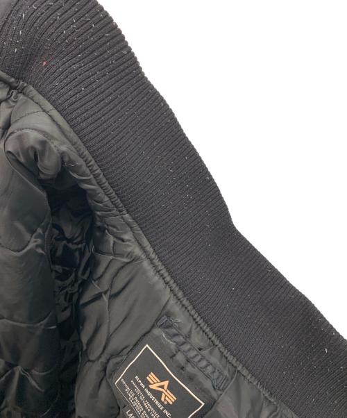 ALPHA（アルファ）ALPHA (アルファ) MA-1ジャケット ブラック サイズ:Lの古着・服飾アイテム