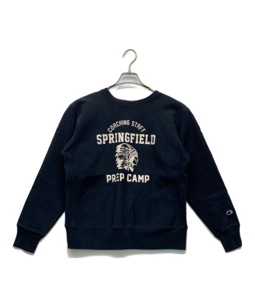 Champion REVERSE WEAVE（チャンピオン リバース ウィーブ）Champion REVERSE WEAVE (チャンピオン リバース ウィーブ) スウェット ネイビー サイズ:Lの古着・服飾アイテム