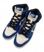 NIKEナイキ）の古着「ハイカットスニーカー」｜ホワイト×ブルー