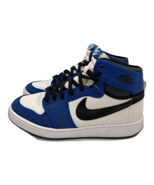 NIKE（ナイキ）NIKE (ナイキ) ハイカットスニーカー ホワイト×ブルー サイズ:27の古着・服飾アイテム