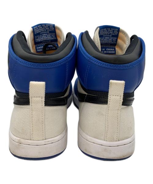 NIKE（ナイキ）NIKE (ナイキ) ハイカットスニーカー ホワイト×ブルー サイズ:27の古着・服飾アイテム