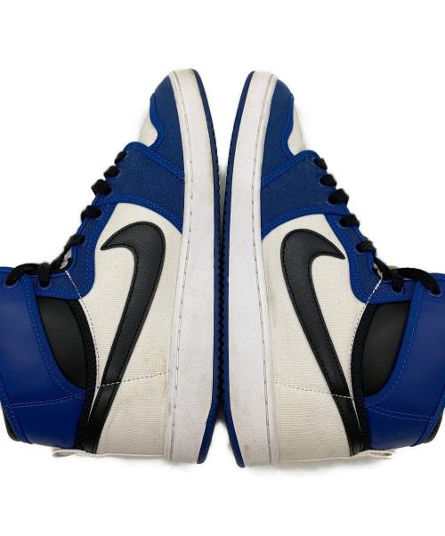 NIKE（ナイキ）NIKE (ナイキ) ハイカットスニーカー ホワイト×ブルー サイズ:27の古着・服飾アイテム