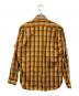Needles (ニードルズ) 長袖シャツ オレンジ×ブラウン サイズ:M：5000円