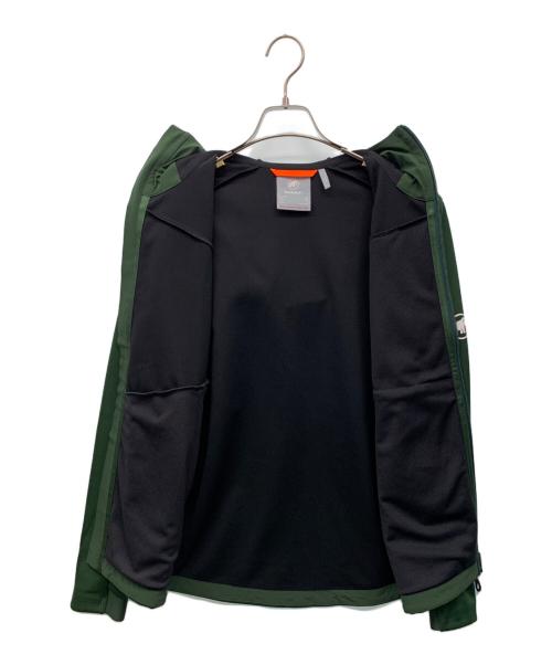 MAMMUT（マムート）MAMMUT (マムート) ソフトシェル フーデッドジャケット グリーン サイズ:S 未使用品の古着・服飾アイテム