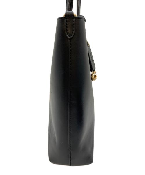 COACH（コーチ）COACH (コーチ) 2WAYバッグ ブラック×ブラウンの古着・服飾アイテム