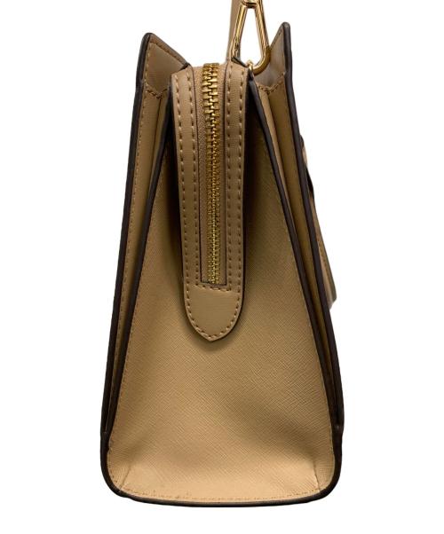 MICHAEL KORS（マイケル・コース）MICHAEL KORS (マイケルコース) ハンドバッグ ベージュの古着・服飾アイテム