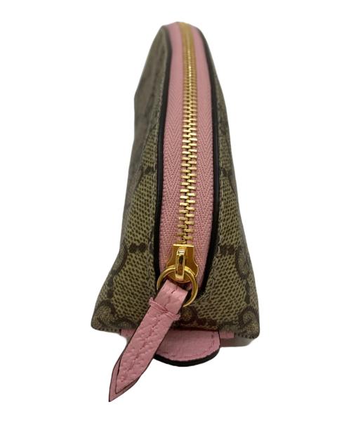 GUCCI（グッチ）GUCCI (グッチ) Disney (ディズニー) ポーチ ブラウンの古着・服飾アイテム