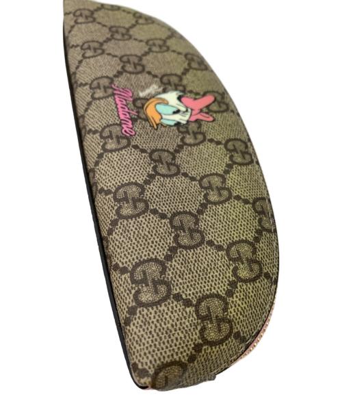 GUCCI（グッチ）GUCCI (グッチ) Disney (ディズニー) ポーチ ブラウンの古着・服飾アイテム