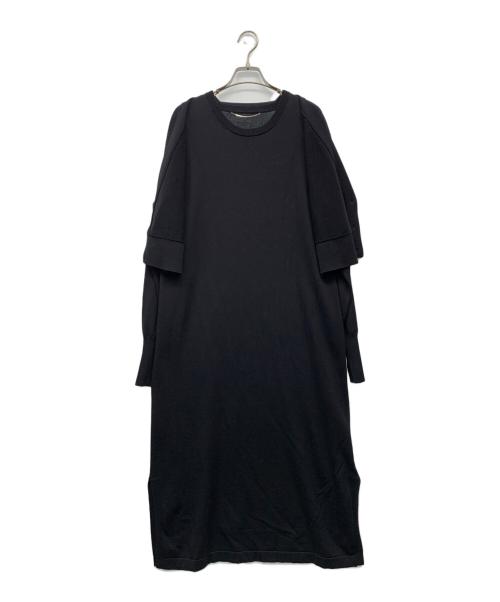 ESSEN .LAUTREAMONT（エッセン.ロートレアモン）ESSEN .LAUTREAMONT (エッセン.ロートレアモン) ニットワンピース ブラック サイズ:38 未使用品の古着・服飾アイテム