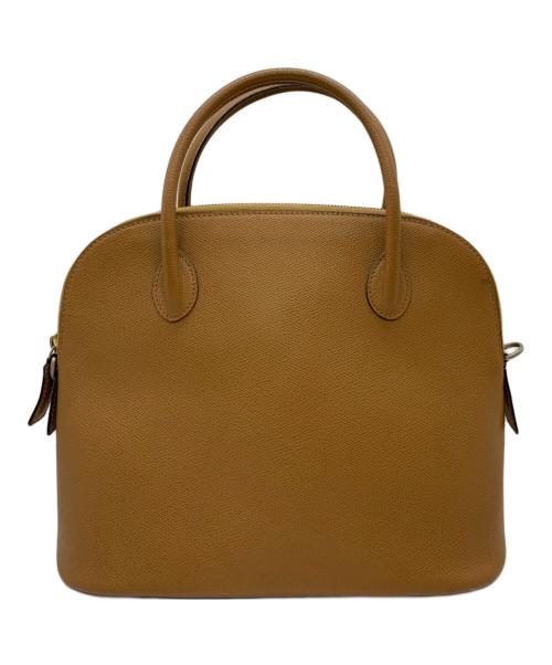 CELINE（セリーヌ）CELINE (セリーヌ) ボリ-ド型バッグ ブラウンの古着・服飾アイテム