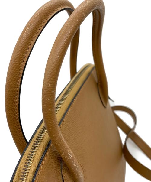 CELINE（セリーヌ）CELINE (セリーヌ) ボリ-ド型バッグ ブラウンの古着・服飾アイテム