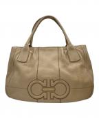 Salvatore Ferragamoサルヴァトーレ フェラガモ）の古着「ハンドバッグ」｜ベージュ