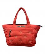 PEARLY GATESパーリーゲイツ）の古着「ナイロントートバッグ」｜ピンク×ネイビー