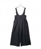 YONFAヨンファ）の古着「スーパーフレアオールインワン」｜チャコールグレー