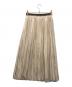 MICA&DEAL (マイカアンドディール) シャイニースカート ベージュ サイズ:38 未使用品：5000円
