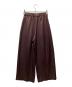 中古・古着 re nave (リ ネイヴ) スーパーワイドパンツ チョコレートブラウン サイズ:1：8000円