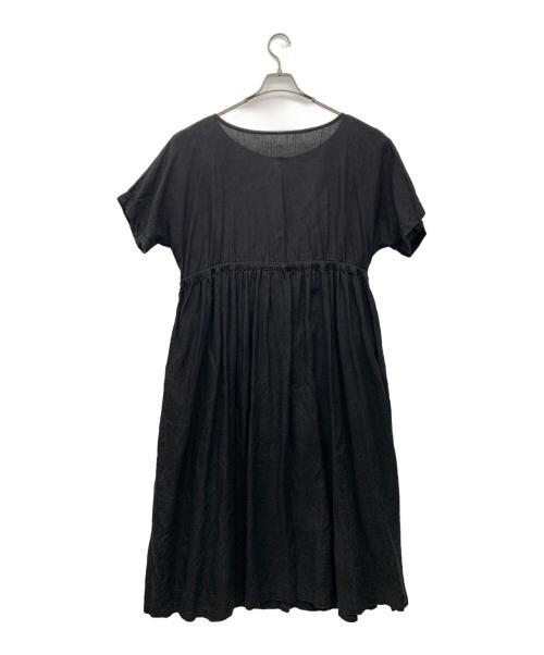 nest Robe（ネストローブ）nest Robe (ネストローブ) シャツワンピース ブラック サイズ:Freeの古着・服飾アイテム