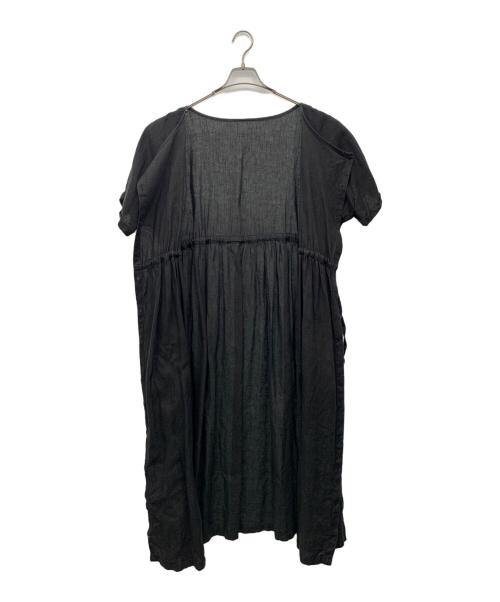 nest Robe（ネストローブ）nest Robe (ネストローブ) シャツワンピース ブラック サイズ:Freeの古着・服飾アイテム