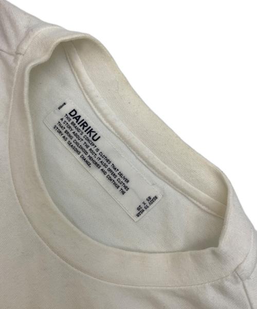 DAIRIKU（ダイリク）DAIRIKU (ダイリク) 半袖カットソー ホワイト サイズ:Mの古着・服飾アイテム