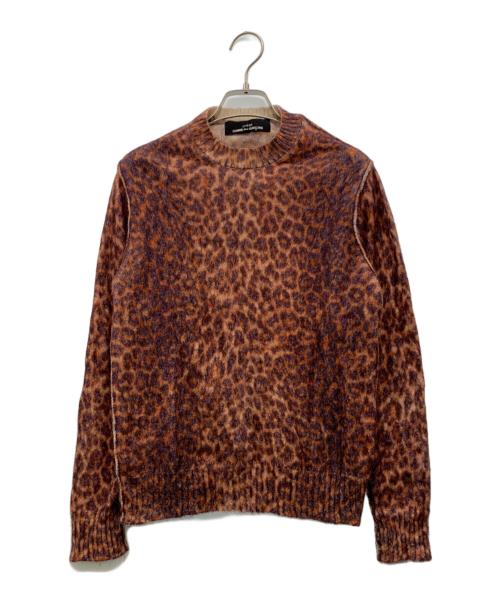 tricot COMME des GARCONS（トリココムデギャルソン）tricot COMME des GARCONS (トリココムデギャルソン) 総柄ニット ブラウン サイズ:Sの古着・服飾アイテム