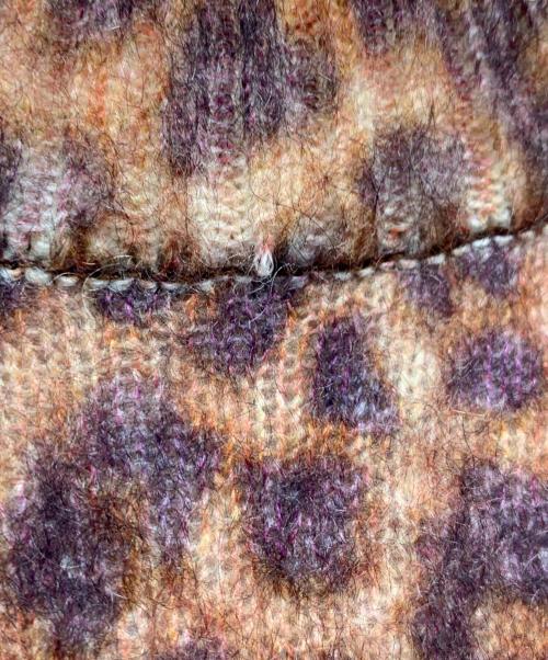 tricot COMME des GARCONS（トリココムデギャルソン）tricot COMME des GARCONS (トリココムデギャルソン) 総柄ニット ブラウン サイズ:Sの古着・服飾アイテム