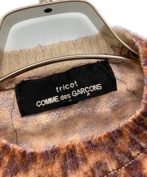 tricot COMME des GARCONS（トリココムデギャルソン）tricot COMME des GARCONS (トリココムデギャルソン) 総柄ニット ブラウン サイズ:Sの古着・服飾アイテム