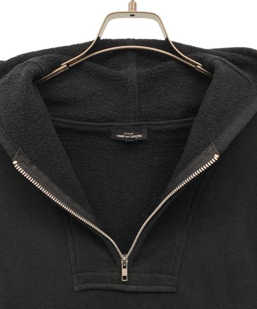 tricot COMME des GARCONS（トリココムデギャルソン）tricot COMME des GARCONS (トリココムデギャルソン) スウェットプルパーカー ブラック サイズ:Mの古着・服飾アイテム
