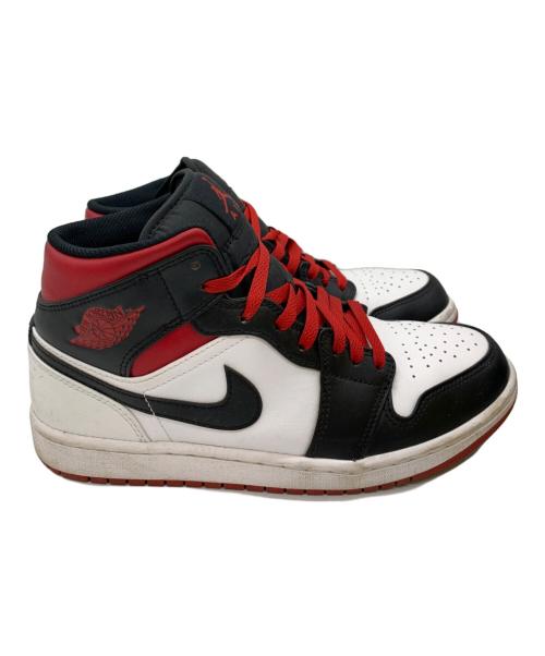 NIKE（ナイキ）NIKE (ナイキ) ハイカットスニーカー ホワイト×ブラック×レッド サイズ:26.5の古着・服飾アイテム