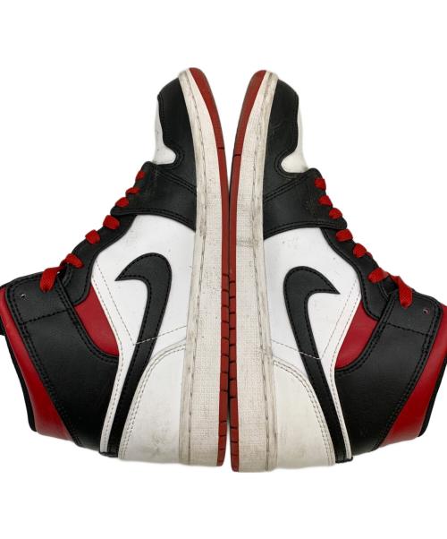 NIKE（ナイキ）NIKE (ナイキ) ハイカットスニーカー ホワイト×ブラック×レッド サイズ:26.5の古着・服飾アイテム