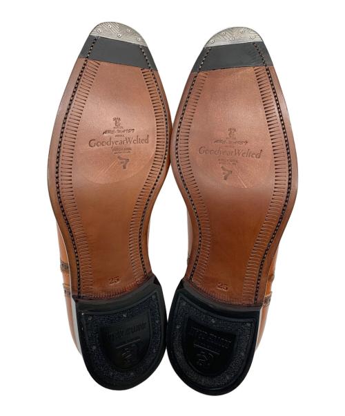 SCOTCH GRAIN（スコッチグレイン）SCOTCH GRAIN (スコッチグレイン) ストレートチップシューズ ブラウン サイズ:25の古着・服飾アイテム