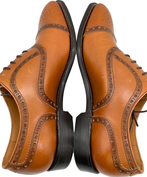 SCOTCH GRAIN（スコッチグレイン）SCOTCH GRAIN (スコッチグレイン) ストレートチップシューズ ブラウン サイズ:25の古着・服飾アイテム