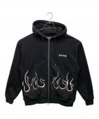 SUPPLIERサプライヤー）の古着「ジップパーカー」｜ブラック