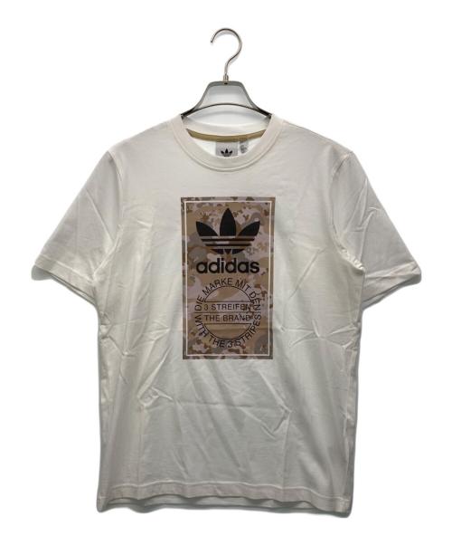 adidas Originals（アディダスオリジナル）adidas originals (アディダスオリジナル) 半袖カットソー ホワイト サイズ:L 未使用品の古着・服飾アイテム