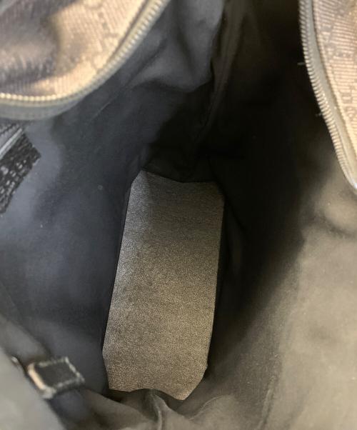 GUCCI（グッチ）GUCCI (グッチ) キャンバストートバッグ ブラックの古着・服飾アイテム