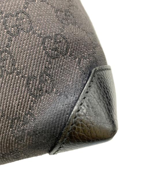 GUCCI（グッチ）GUCCI (グッチ) キャンバストートバッグ ブラックの古着・服飾アイテム