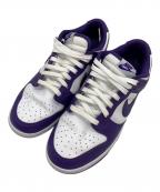NIKEナイキ）の古着「ローカットスニーカー」｜ホワイト×パープル