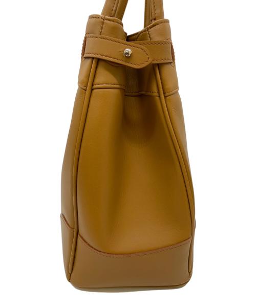 Hamano（ハマノ）HAMANO (ハマノ) ハンドバッグ キャラメルの古着・服飾アイテム