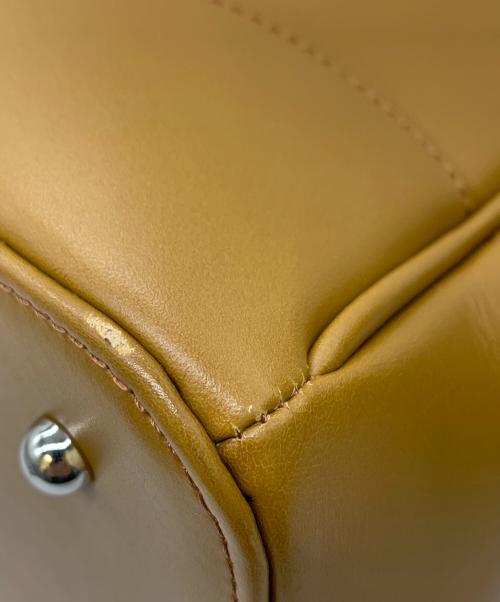 Hamano（ハマノ）HAMANO (ハマノ) ハンドバッグ キャラメルの古着・服飾アイテム