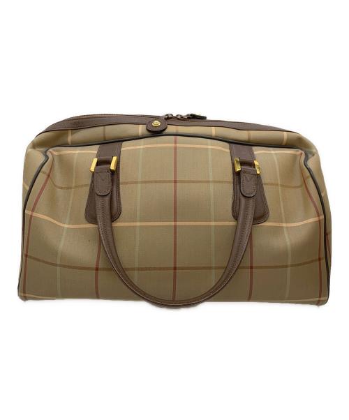 Burberry's（バーバリーズ）Burberry's (バーバリーズ) ボストンバッグ ブラウンの古着・服飾アイテム