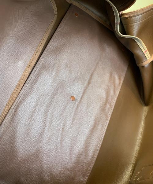 Burberry's（バーバリーズ）Burberry's (バーバリーズ) ボストンバッグ ブラウンの古着・服飾アイテム