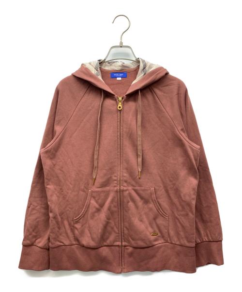 BLUE LABEL CRESTBRIDGE（ブルーレーベルクレストブリッジ）BLUE LABEL CRESTBRIDGE (ブルーレーベルクレストブリッジ) ジップパーカー ピンク サイズ:38の古着・服飾アイテム