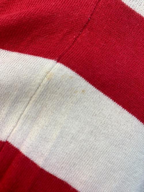 JOHN SMEDLEY（ジョンスメドレー）JOHN SMEDLEY (ジョンスメドレー) ポロシャツ レッド×ベージュ サイズ:Sの古着・服飾アイテム