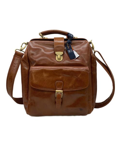 SNOBBIST（スノビスト）SNOBBIST (スノビスト) 2WAYショルダーバッグ ブラウンの古着・服飾アイテム