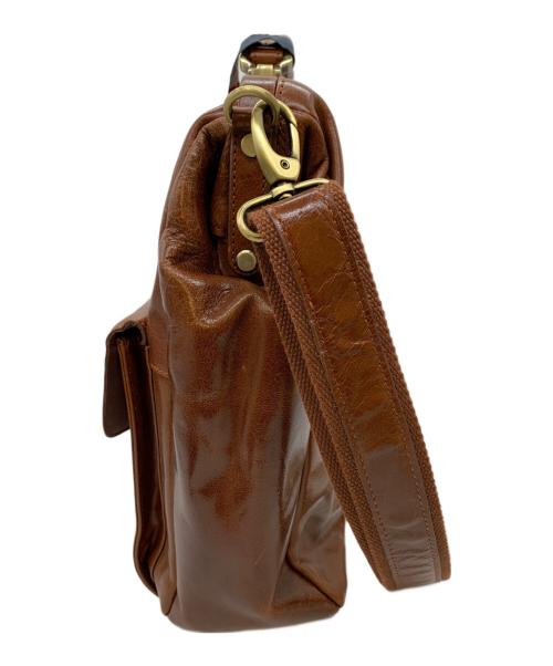 SNOBBIST（スノビスト）SNOBBIST (スノビスト) 2WAYショルダーバッグ ブラウンの古着・服飾アイテム