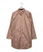 FRED PERRYフレッドペリー）の古着「柄シャツ」｜レッド×ホワイト